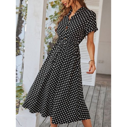 Vestido Poá Katrine