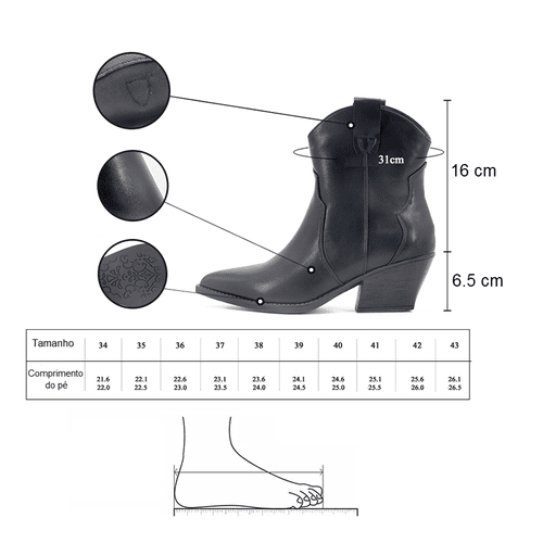 Bota Western Texana