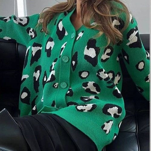 Cardigan Animal Print Alice