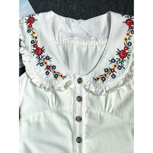 Vestido Algodão Bordado Mariet