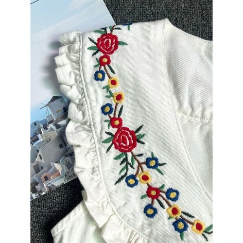 Vestido Algodão Bordado Mariet
