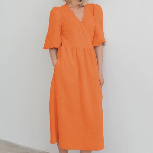 Vestido Midi Chita