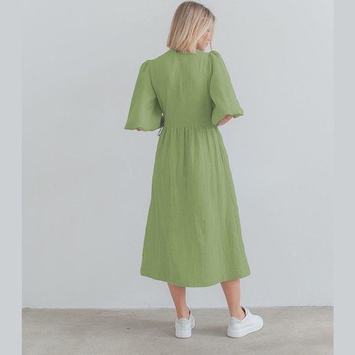 Vestido Midi Chita