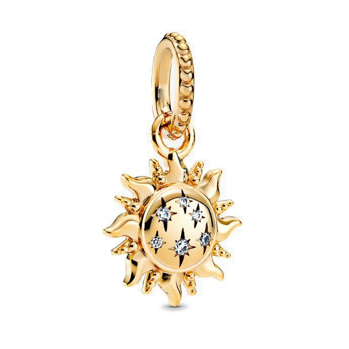 Berloque Dourado Sol