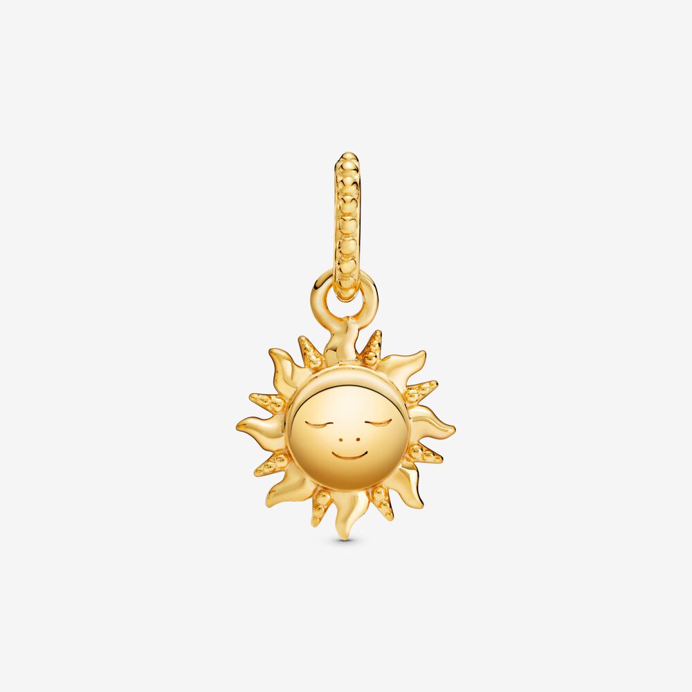 Berloque Dourado Sol