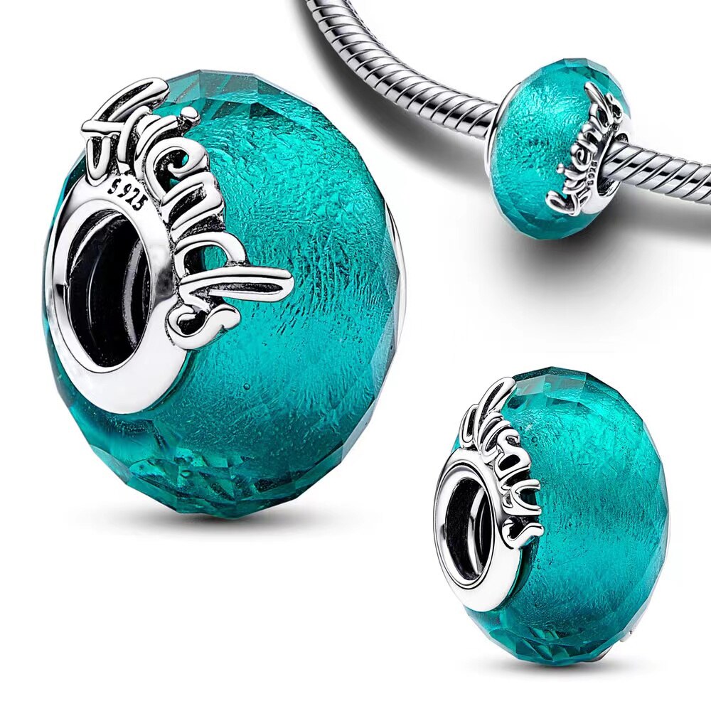 Berloque Murano Azul Friends