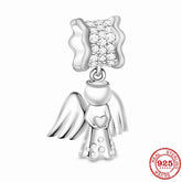 Berloque Anjo da Guarda com Brilhantes