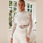 Blusa Cropped Renda Milis