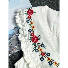 Vestido Algodão Bordado Mariet